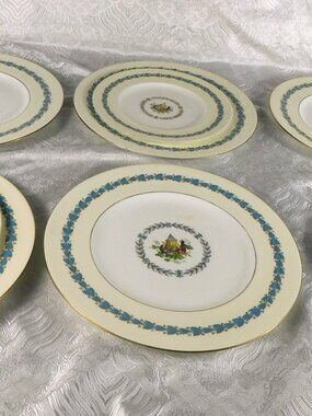 Lot of Six Wedgwood Dinner Plates in Appledore  # 23413